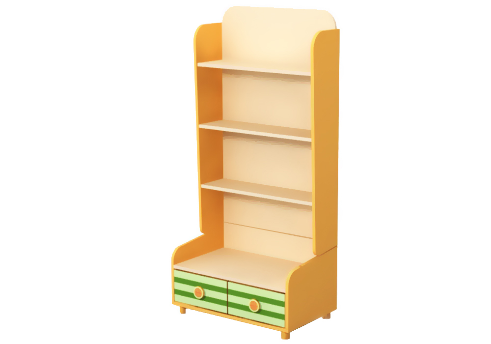 Детский книжный шкаф Active Bs-04-3 Дорис, Ширина 80см, Глубина 47см