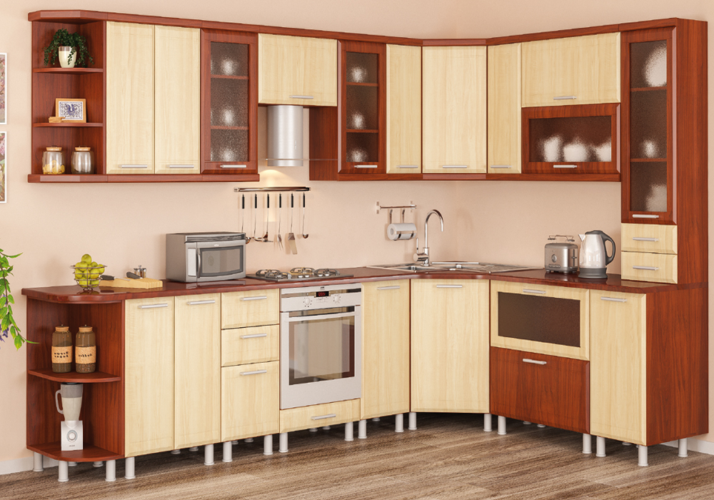 Угловая кухня Терра+ Мебель-Сервис, Состояние Готовые, Размер Маленький
