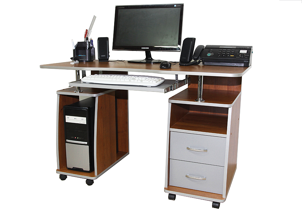 Компьютерный стол Гемера Ника-Мебель, Тип Письменный, Ширина 120см