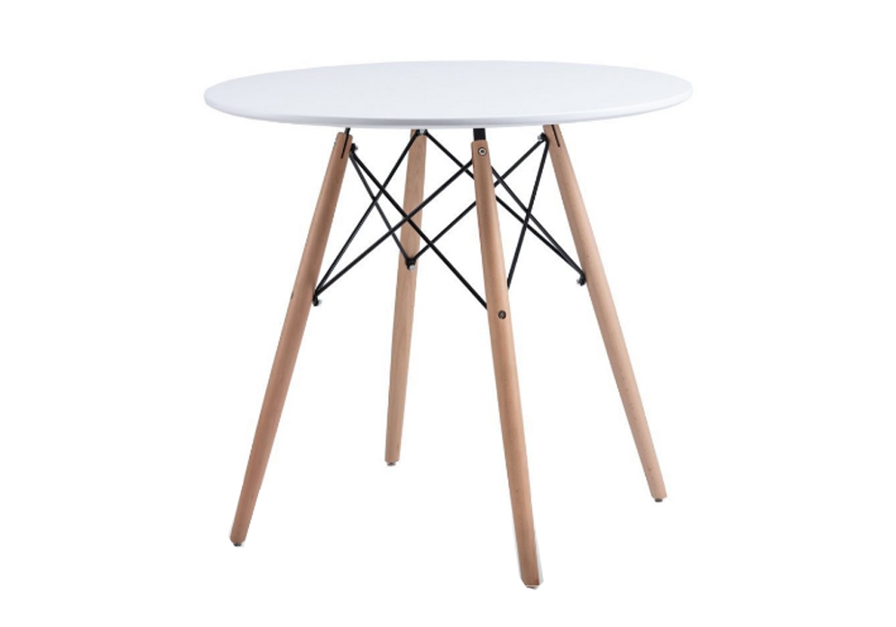 Кухонный стол Redonda TD108-WHITE Concepto, Ширина 80см, Глубина 80см, Высота 72см