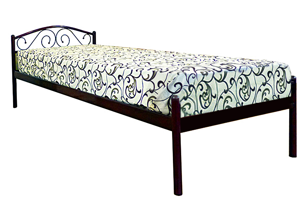 Металлическая односпальная кровать Элис Melbi, Ширина 86см