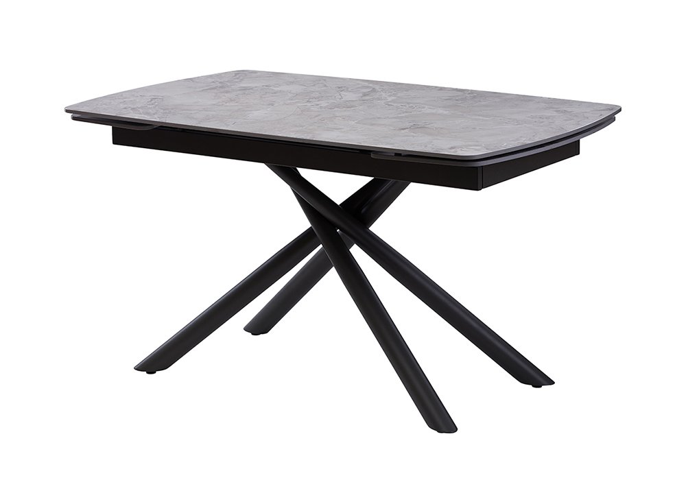 Кухонный раскладной стол Palermo Grey Stone Concepto, Ширина 200см, Глубина 90см