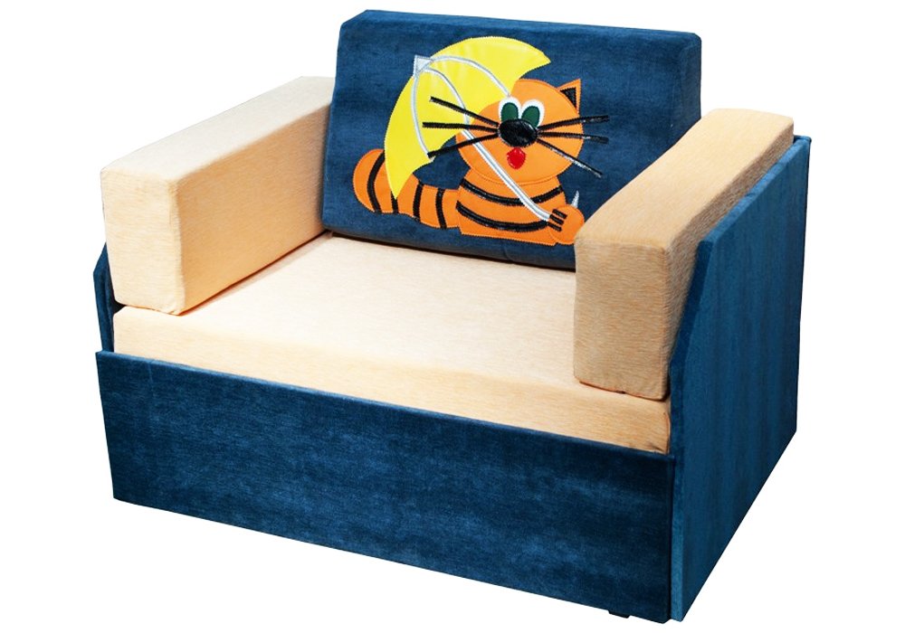  Недорого Детские диваны Детский диван "Кубик боковой Котик" Ribeka