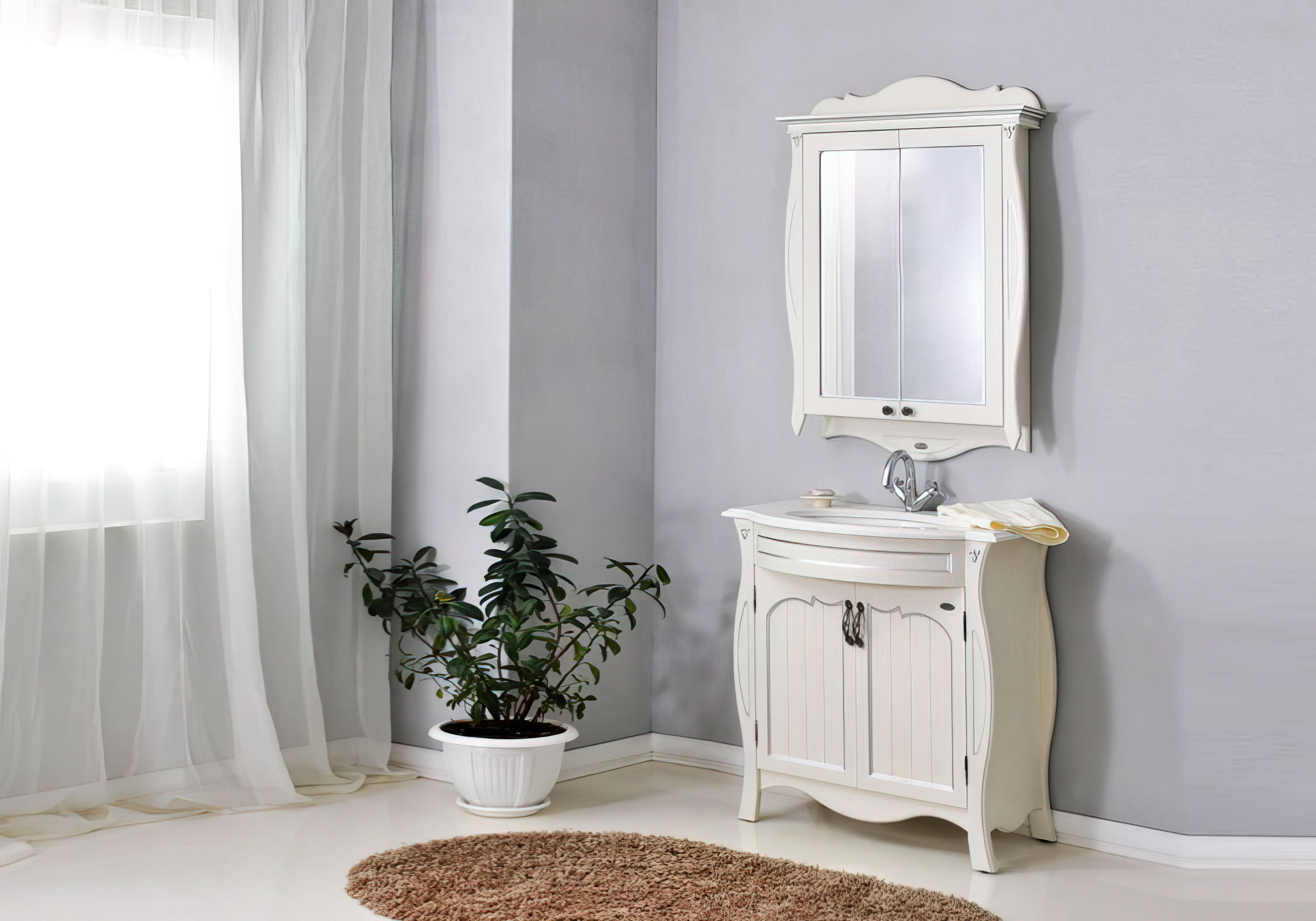 Комплект мебели для ванной "Ривьера" Ольвия