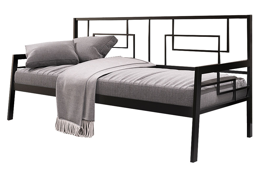 Металлическая кровать-диван Квадро Металл-Дизайн, Ширина 88см
