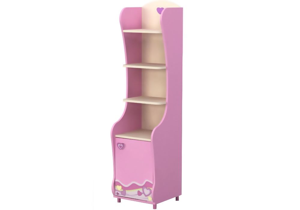 Детский книжный шкаф Pink Pn-05 Дорис, Ширина 47см, Глубина 47см