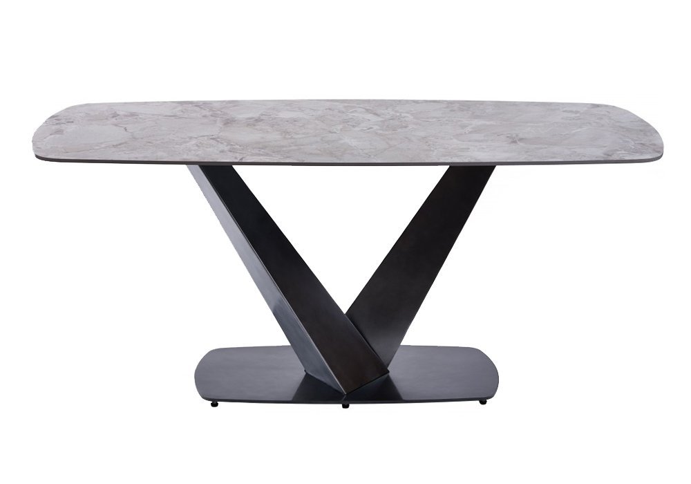 Обеденный стол Marvel Grey Stone Concepto, Ширина 180см, Глубина 90см