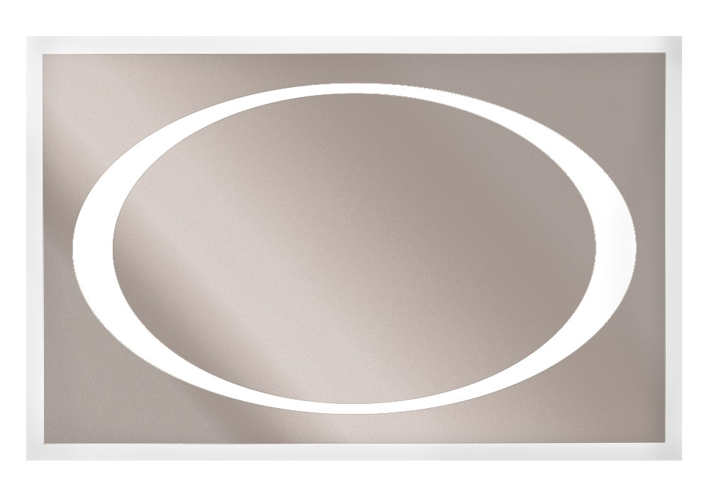 Зеркало для ванной Led 10 55х70 Marsan, Глубина 4см, Высота 70см, Форма Прямоугольное