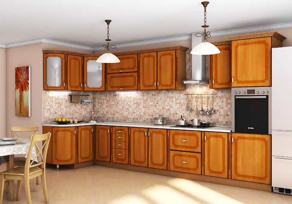 Угловая кухня Платинум 1400 x 4050 Garant, Состояние Под заказ