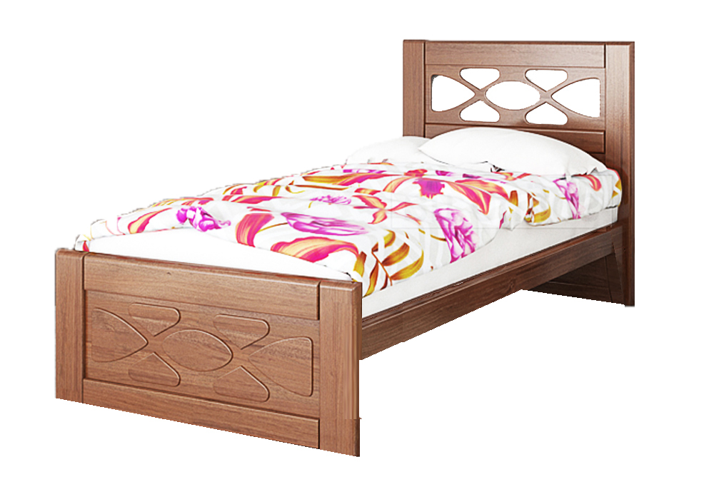 Кровать односпальная Лиана Неман, Размер спального места 90х200 см