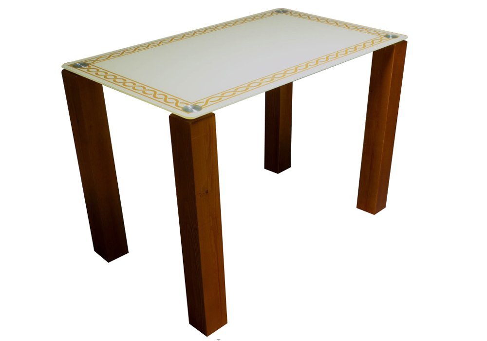  Купить Кухонные столы Стол обеденный стеклянный "Плетеная рамка 91" Диана