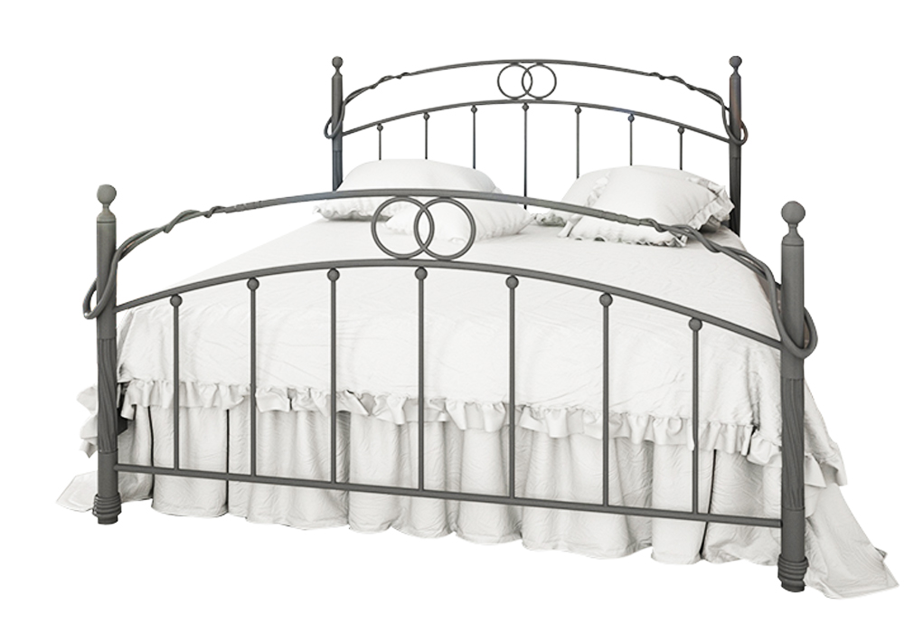 Металлическая двуспальная кровать Тоскана Bella-Letto, Ширина 168см