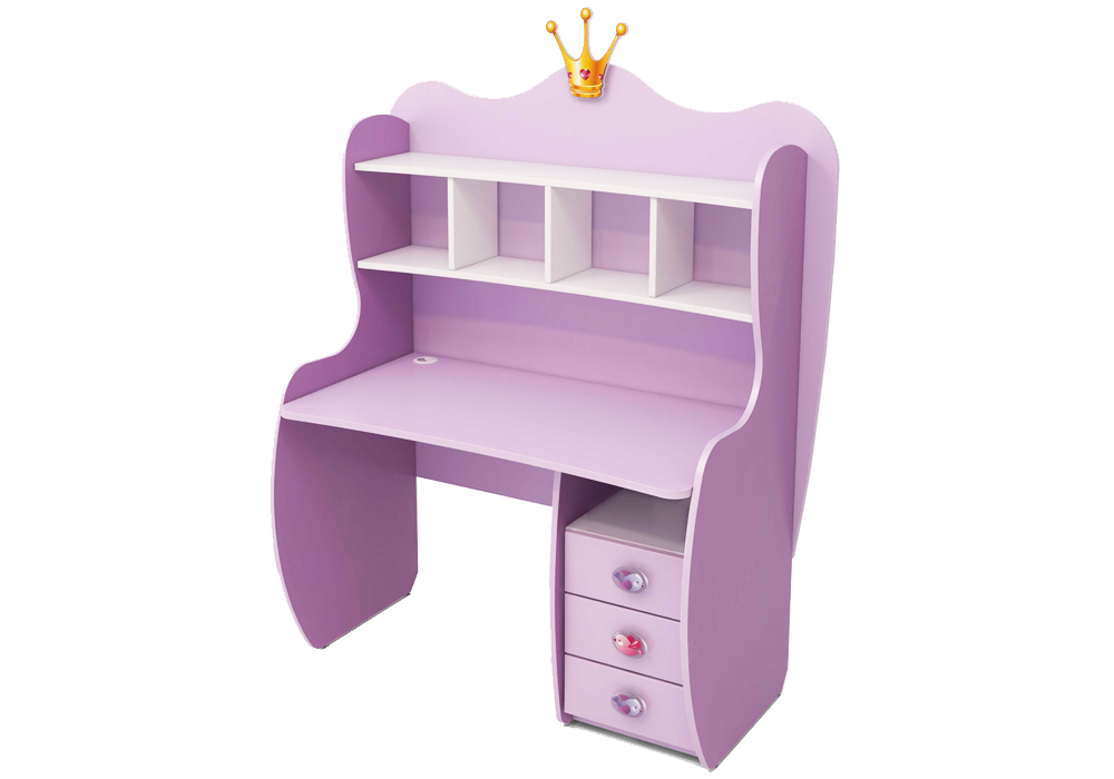 Детский письменный стол Cinderella Cn-08-2 Дорис, Ширина 135см, Глубина 65см