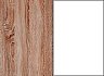 Колір фасаду: Дуб Сонома Трюфель / Колір корпусу: Біле дерево