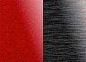 Цвет фасада: Красный штрих глянец / Черный штрих
