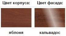 Цвета корпуса и фасада Виктории кальвадрс