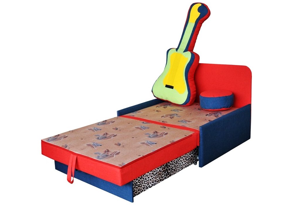  Купити Дитячі дивани Дитячий диван "Омега з аплікацією Гітара" Ribeka