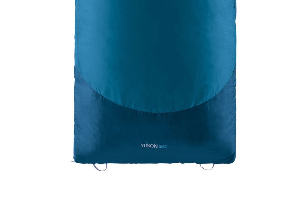  Недорого Спальні мішки Спальний мішок "Yukon SQ + 10 ° C Deep Blue (Left)" Ferrino 