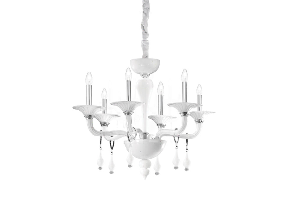 Люстра MIRAMARE SP6 068183 Ideal Lux, Тип Подвесная, Источник света Лампа накаливания
