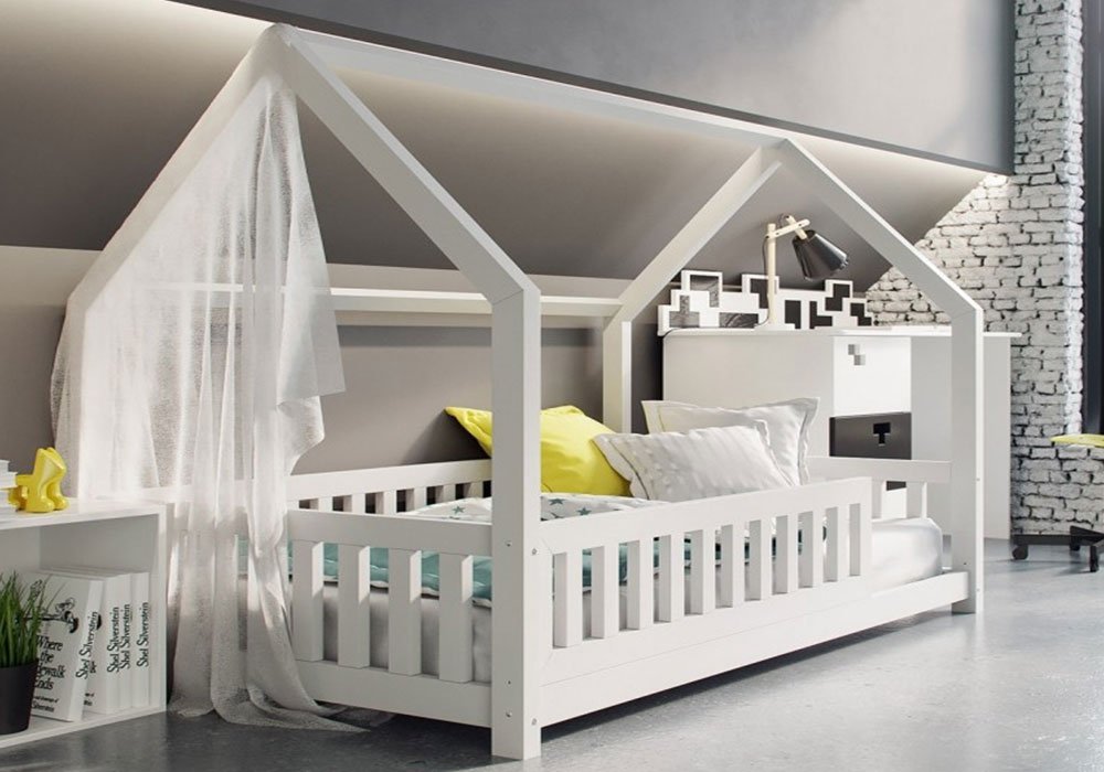  Купити Дитячі ліжка Дитяче ліжко-будиночок HD-02 90х160 Mobler
