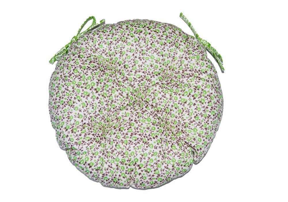  Недорого Подушки Декоративна подушка на стілець кругла "Квіти" Прованс