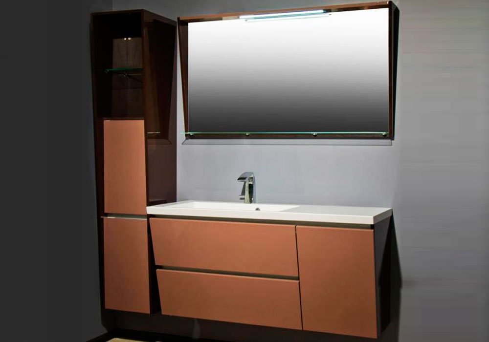  Недорого Дзеркала в ванну кімнату Дзеркало для ванної "МC Cyprus 125" Fancy Marble
