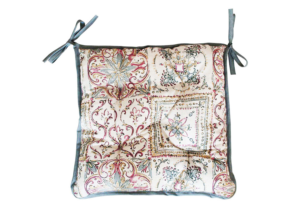 Декоративна подушка на стілець Mosaic Прованс, Ширина 40см