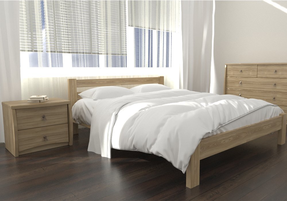  Купити Дерев'яні ліжка Ліжко "Еко" 90х200 Meblikoff