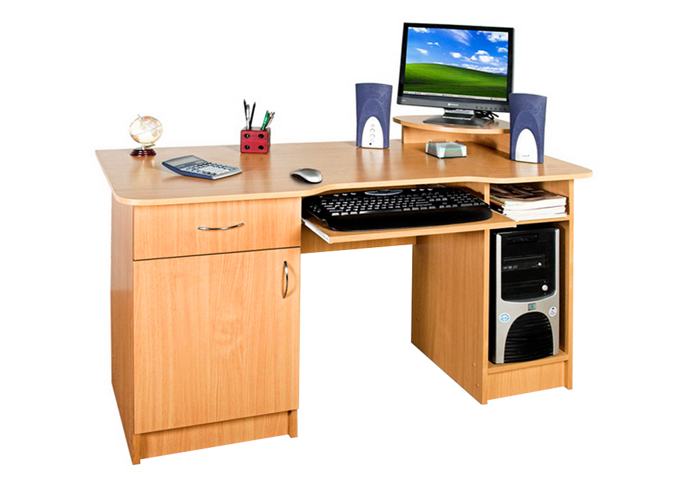 Компьютерный стол СКТ-1 Тиса Мебель, Тип Письменный, Ширина 130см