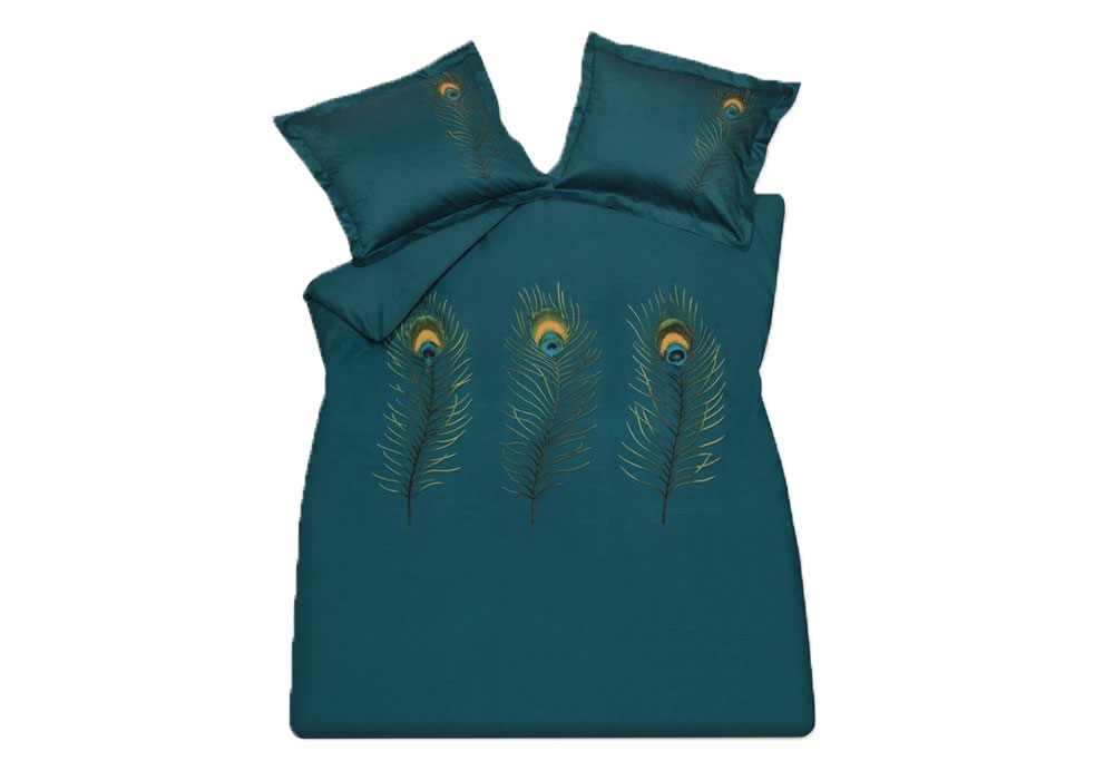 Комплект постільної білизни Peacock Feathers двоспальний VanDyck 