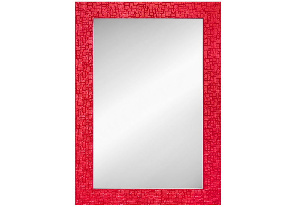 Дзеркало для ванної Z1429-Red 400 х 600 Арт-Дизайн, Висота 70см, Матеріал Пластик 