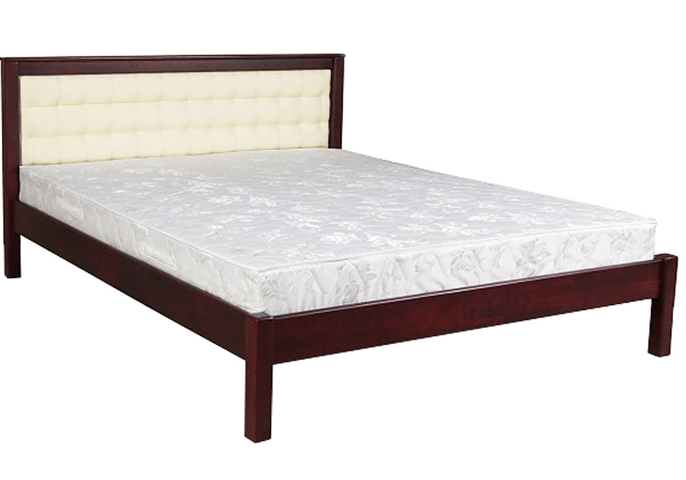 Ліжко з мяким узголівям Модерн М 140х190 Червоногвардійський ДОК