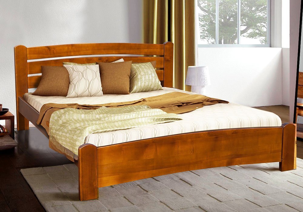  Недорого Дерев'яні ліжка Ліжко "Софія" 140х200 Ambassador