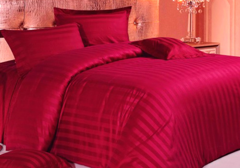 Комплект постельного белья евро "Maroon" Прима