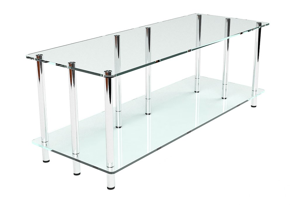  Недорого Тумби під телевізор  Тумба ТВ скляна "МІРІД 120" Діана 