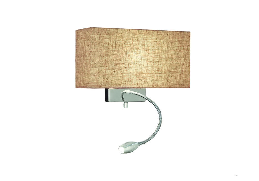 Бра HOTEL AP2 CANVAS 103204 Ideal Lux, Тип Настенное, Источник света Светодиодная лампа