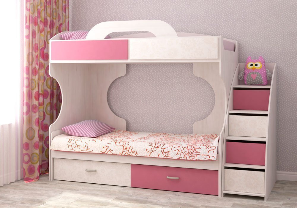  Купити Дитячі ліжка Двох'ярусне ліжко "Dori Rose" Аззаро