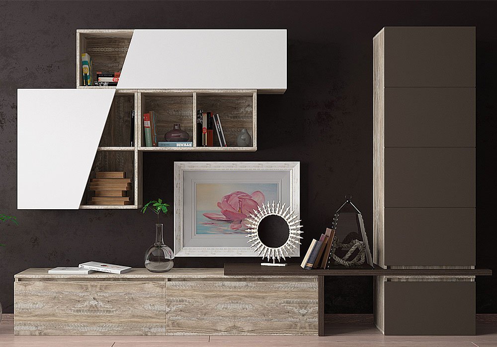  Купити Стінки у вітальню Вітальня "Старк" Вісент