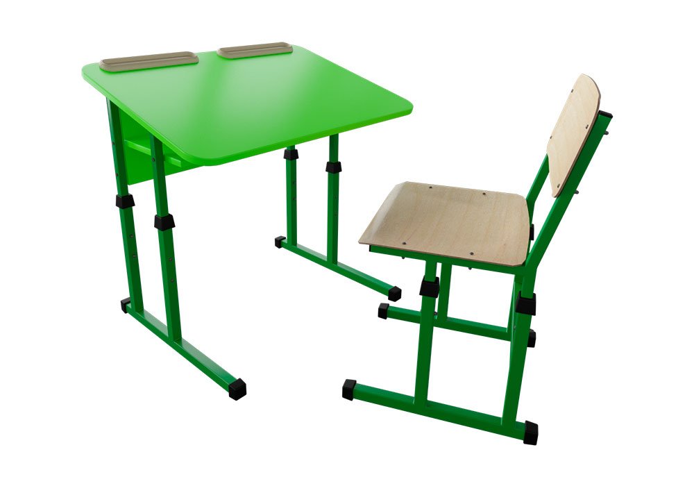 Недорого Дитячі столики і столи Комплект для школяра "антисколіозні" Метал-Дизайн