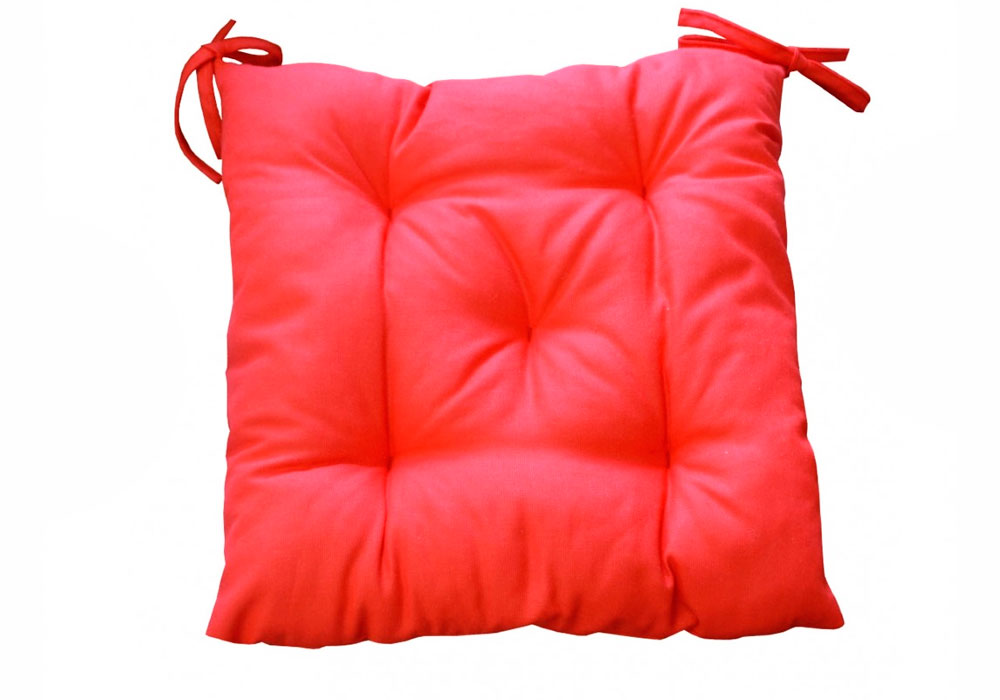 Декоративна подушка на стілець "Червона" Прованс