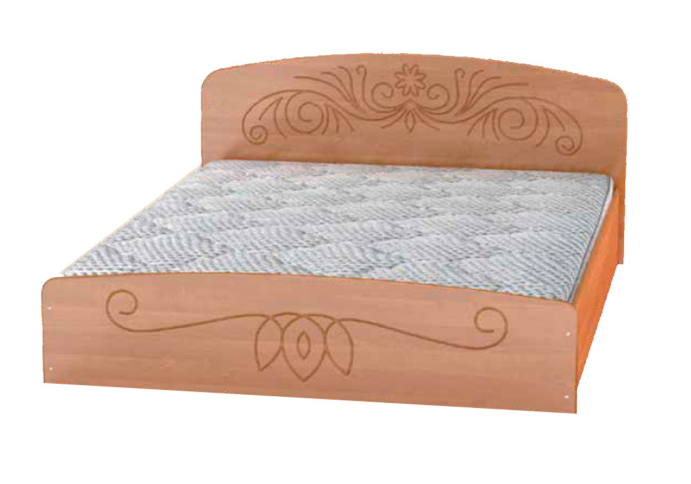 Двуспальная кровать Нежность Компанит, Ширина 149см, Глубина 205см