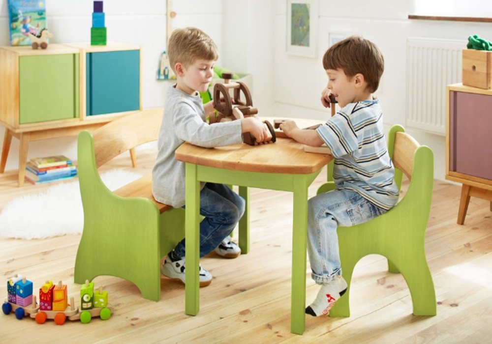  Купить Детские столики и столы Детский комплект "EkoKids №2 color" Mobler