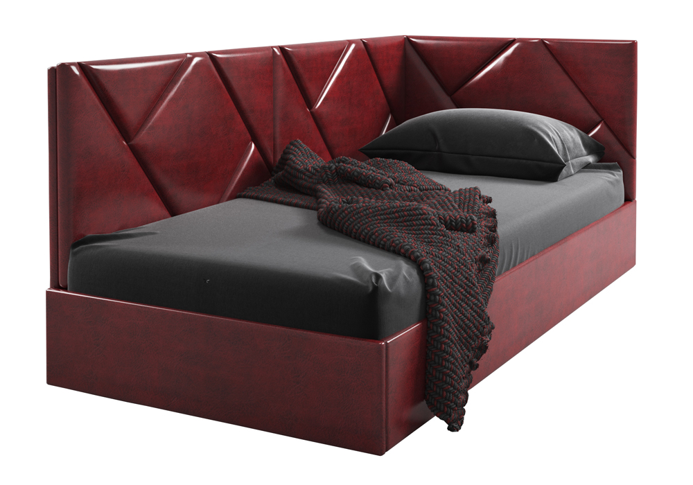 Диван-ліжко "Бейліз" 80x190 маджента