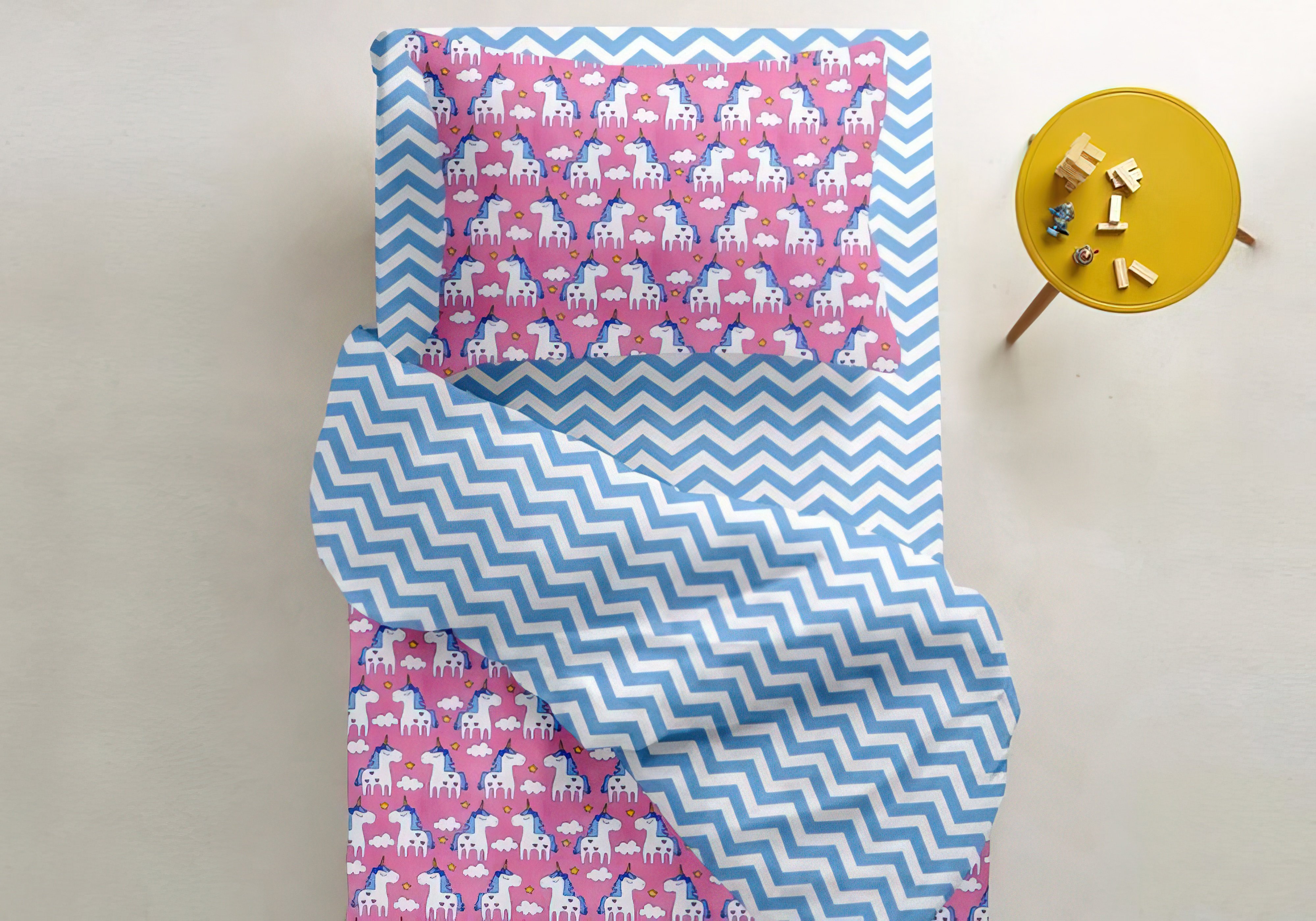  Купить Постельное белье Комплект постельного белья "Unicorn ZigZag" Cosas
