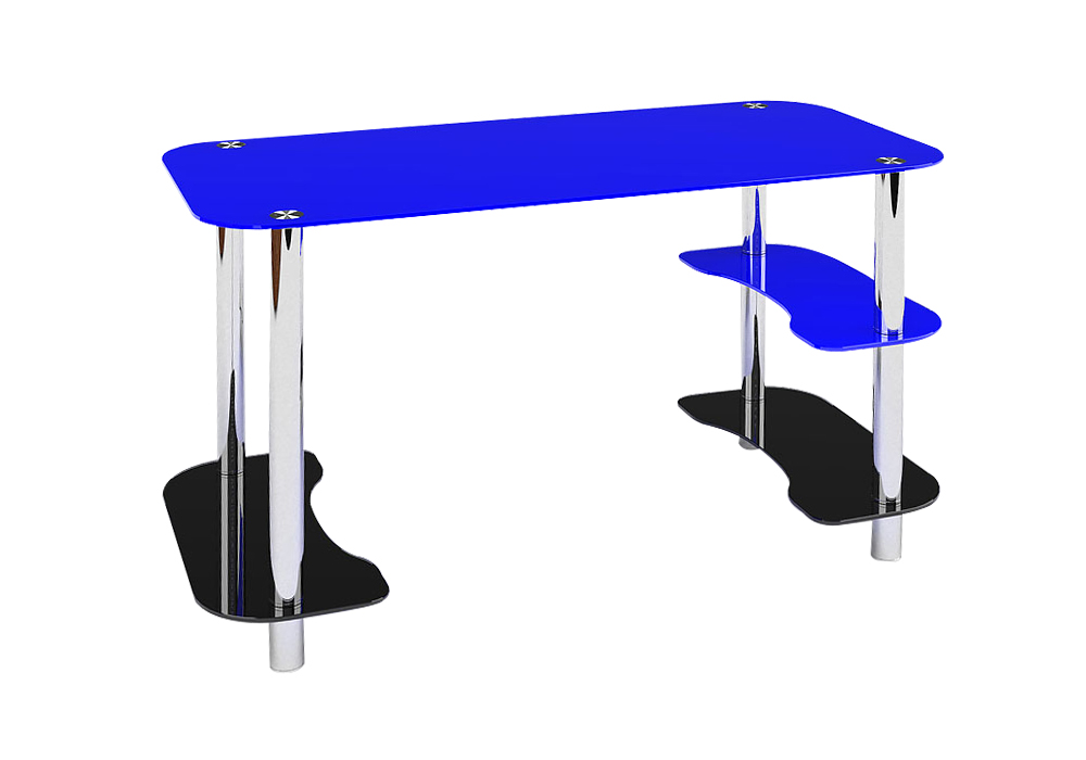  стіл компютерний скляний Антей 105 Діана , Глибина 50см, Висота 75см