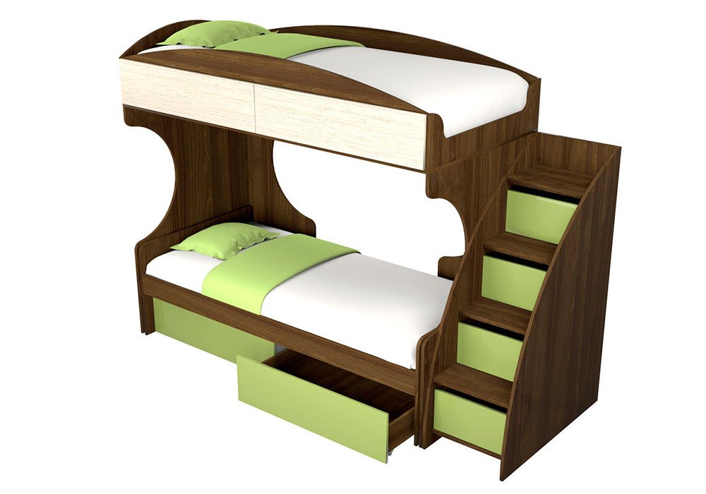  Недорого Детские кровати Двухъярусная кровать "Селект" Патон