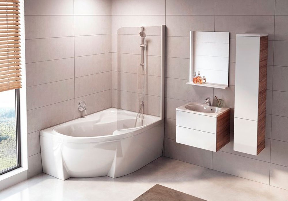  Недорого Мебель для ванной комнаты Пенал для ванной "SB-350 Rosa II" Ravak