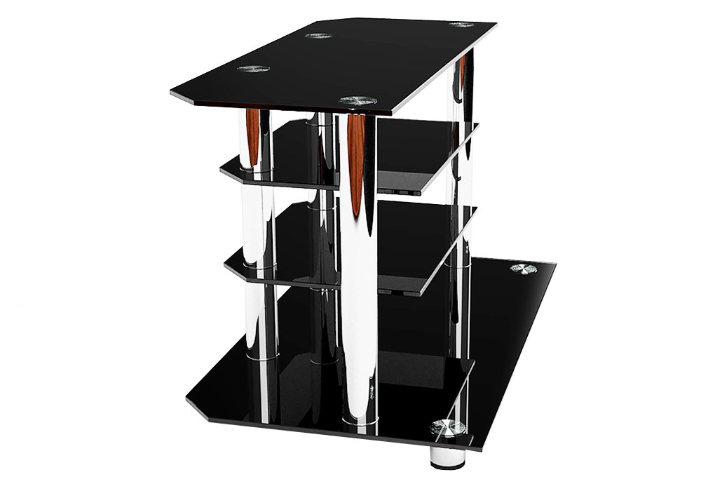  Недорого Тумби під телевізор  Тумба ТВ скляна "Сонда 90" Діана 