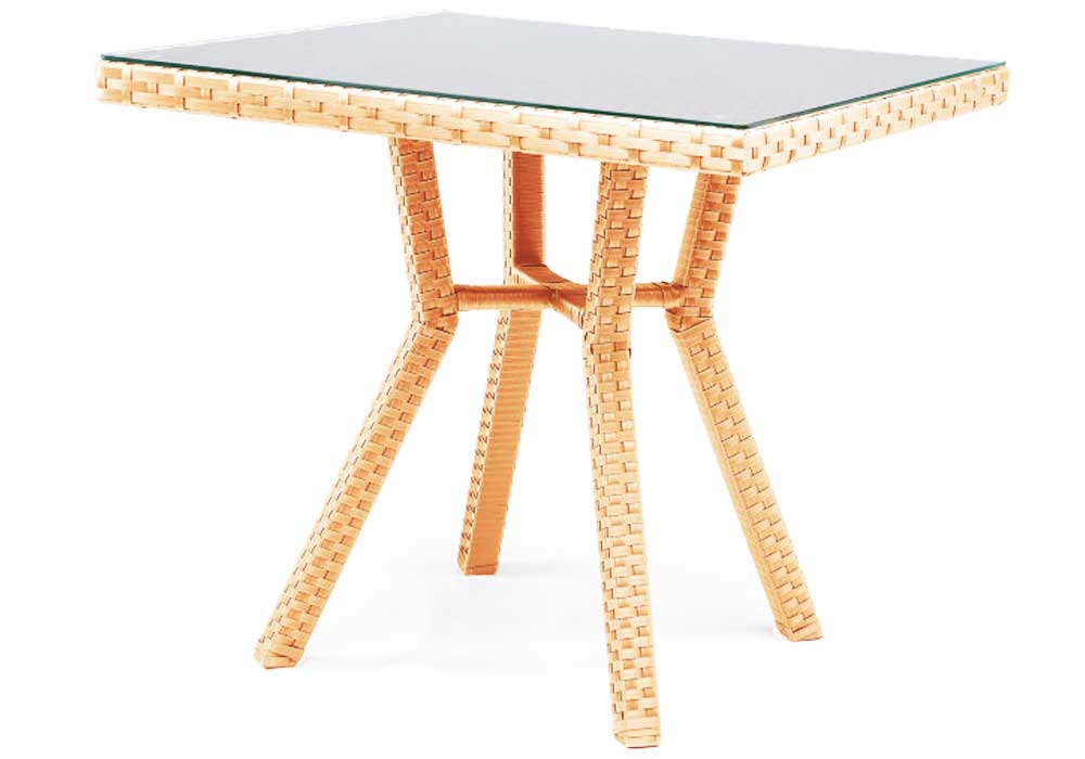  Недорого Плетені меблі з ротанга  Стіл "Флеш" 70х70х75 Pradex 