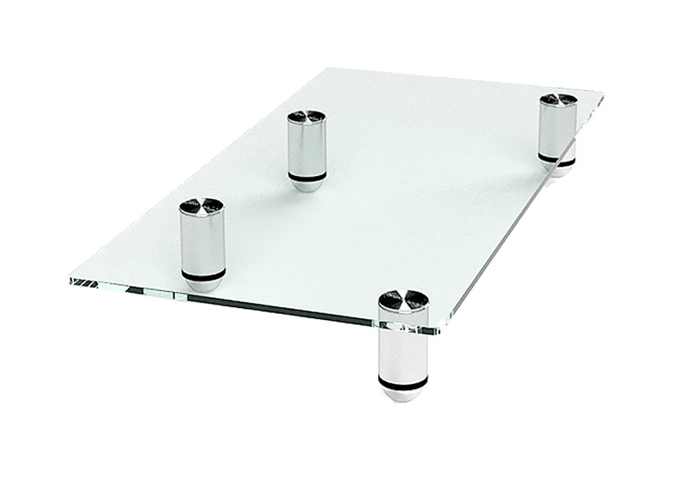  Недорого Тумби під телевізор  Тумба ТВ скляна "Плато" Діана 